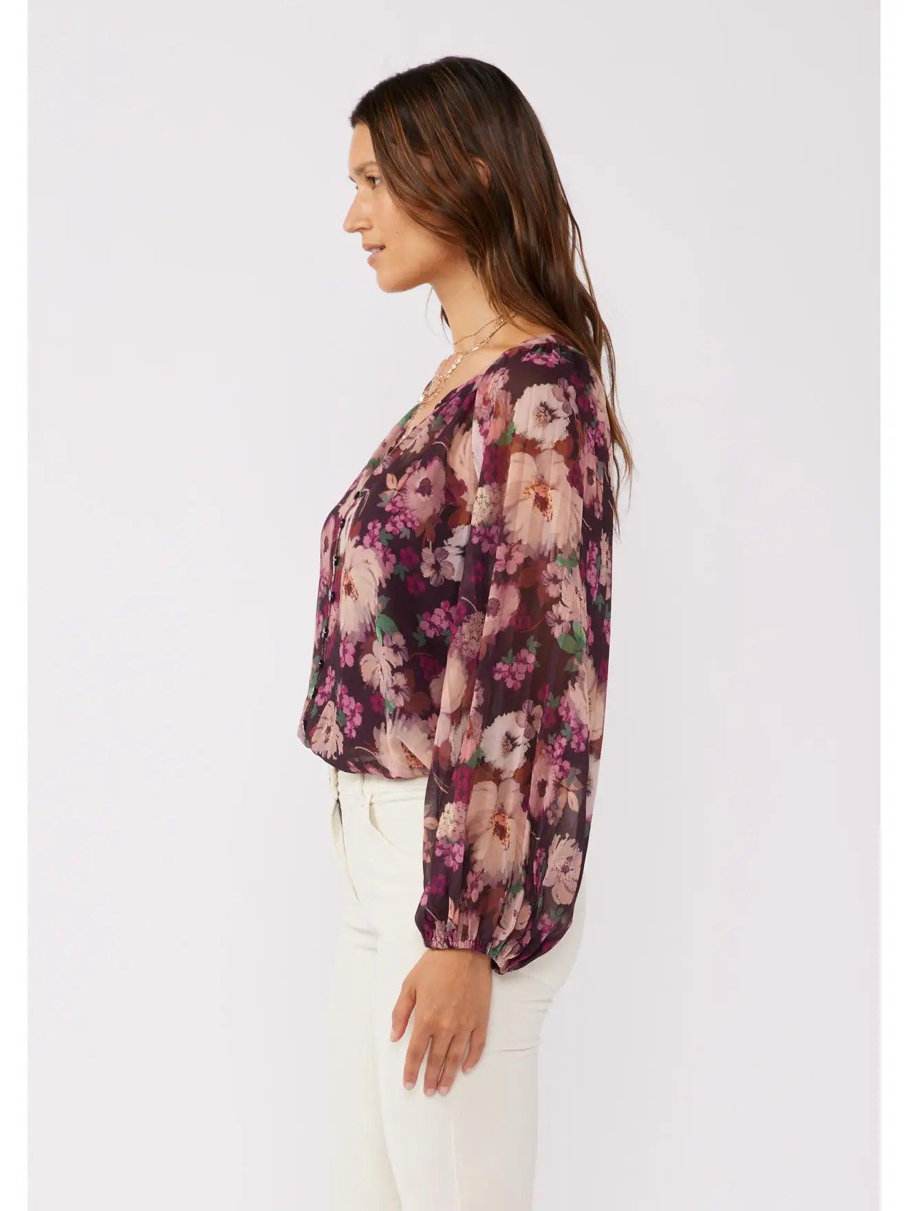 Pinot Floral Button Blouse Product Image