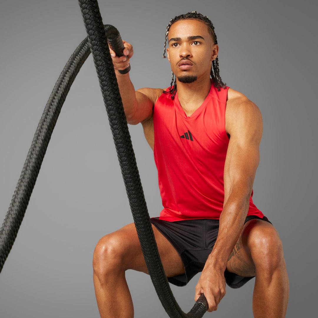 adidas Airchill Tank Top Pure Ruby L Mens Product Image