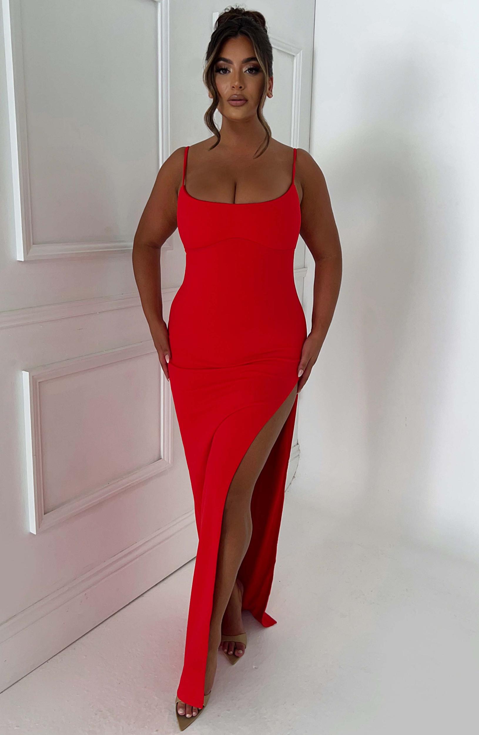 Tiarne Maxi Dress - Red Product Image