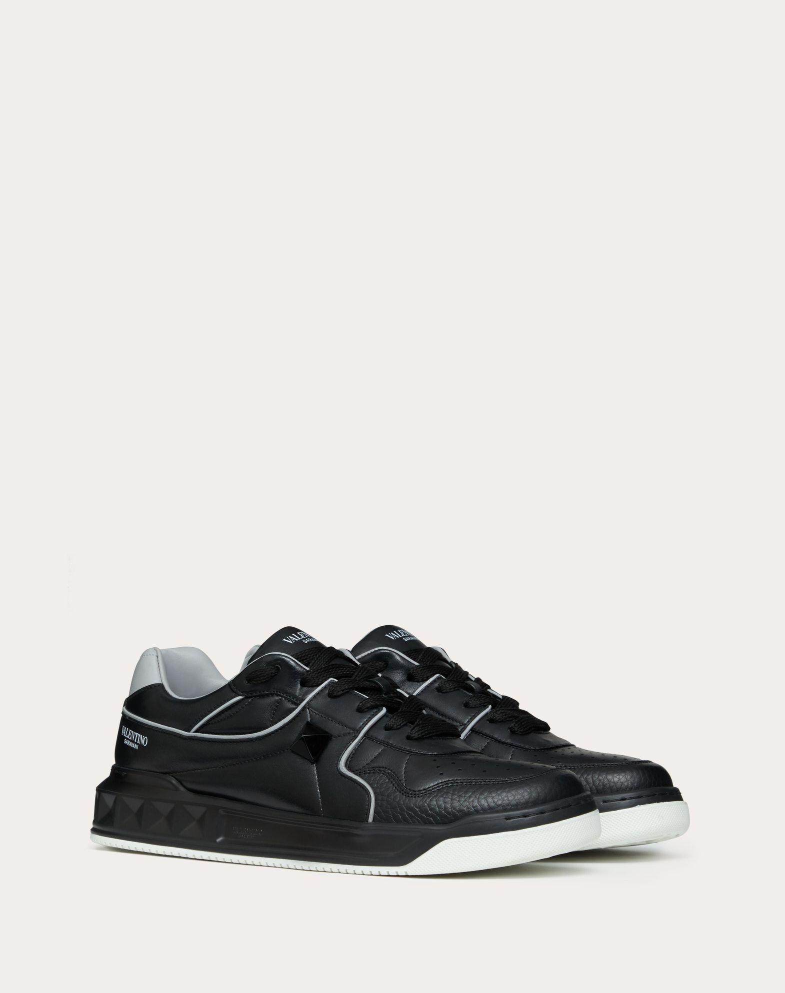 One Stud Low-Top Nappa Sneaker  Product Image