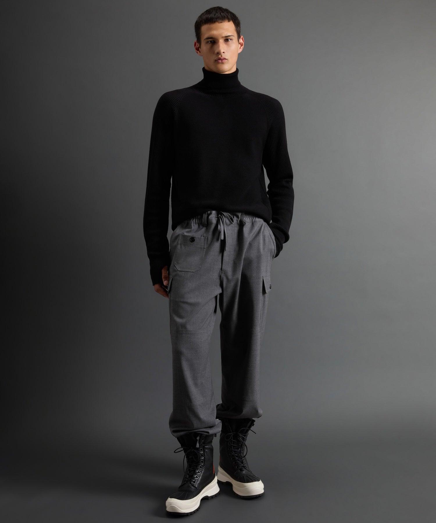 Todd Snyder X Woolrich Twill Cargo Pant in Grey Male Product Image