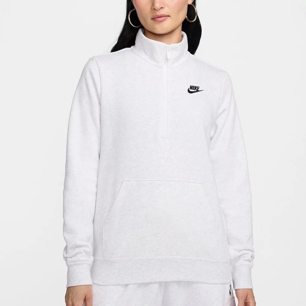 Women's Nike Sportswear Club Fleece Quarter-Zip Sweatshirt,  Product Image