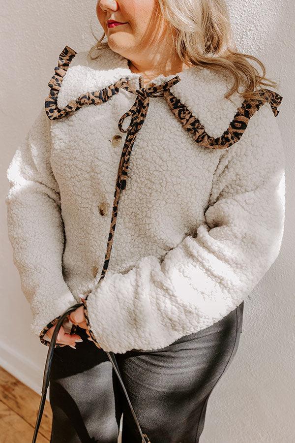 Uptown Cozy Sherpa Jacket Curves Product Image