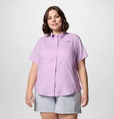 Columbia Womens PFG Tamiami II Short Sleeve Shirt - Plus Size- Product Image