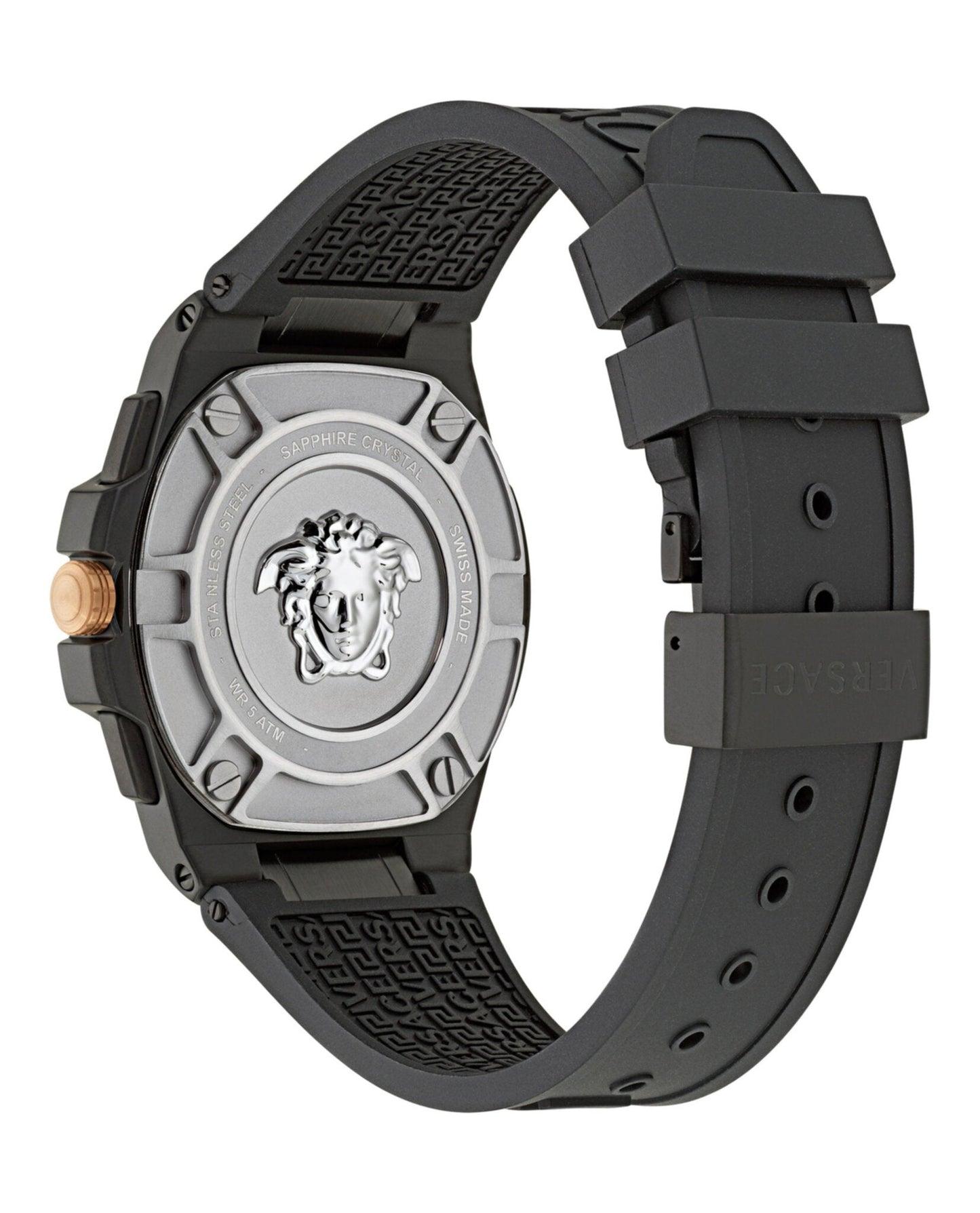 Versace Greca Extreme Chrono Silicone Watch Product Image