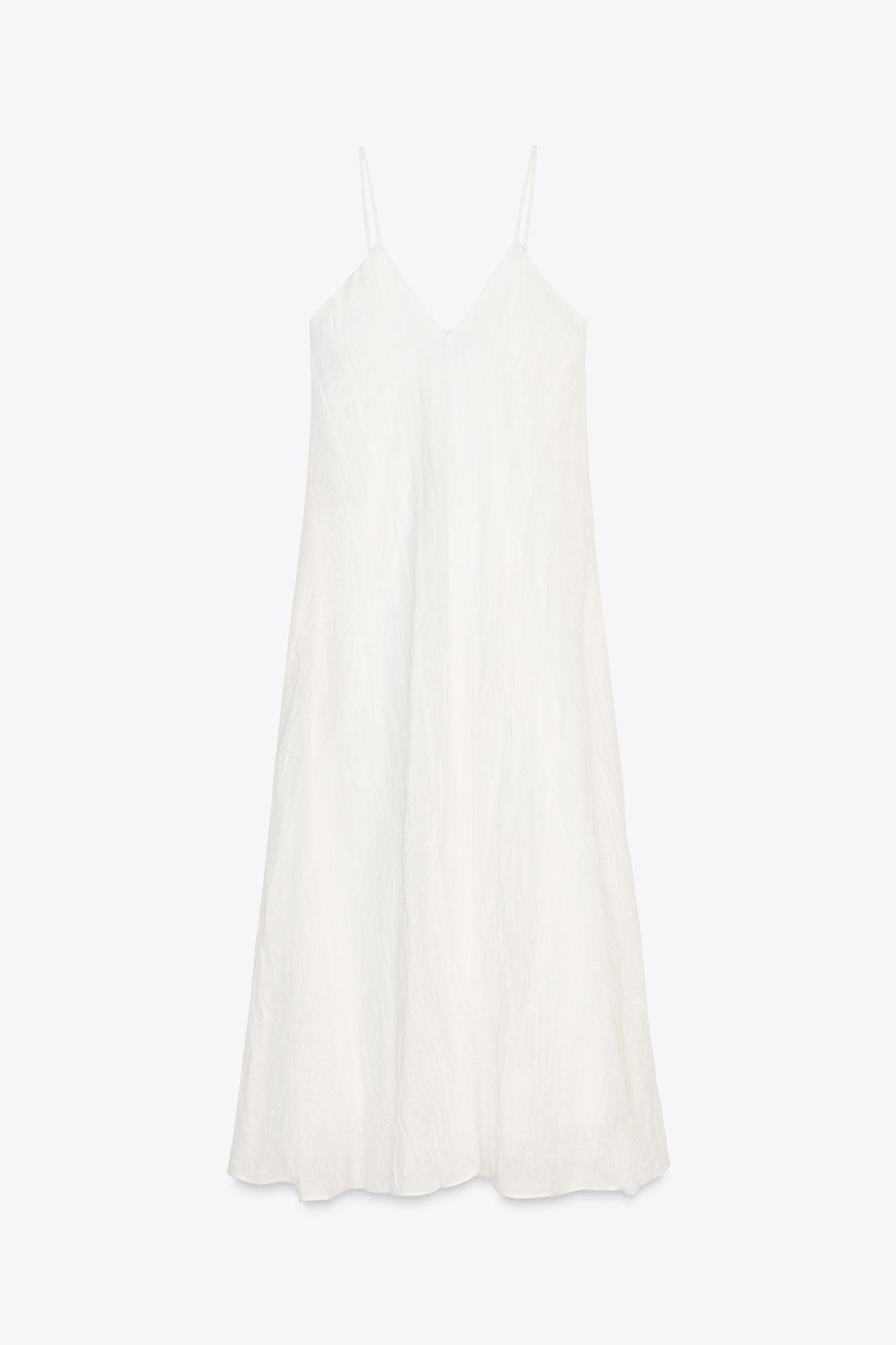 LINEN BLEND DRESS ZW COLLECTION Product Image