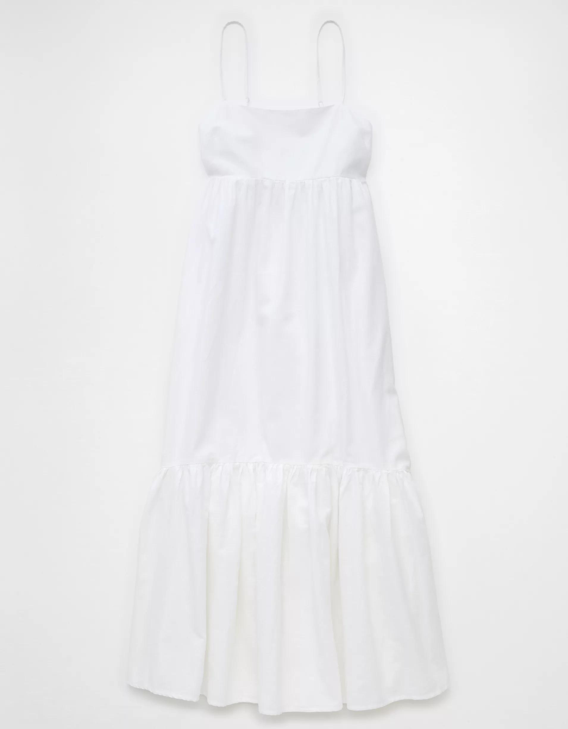 AE Tie Back Babydoll Maxi Dress Product Image