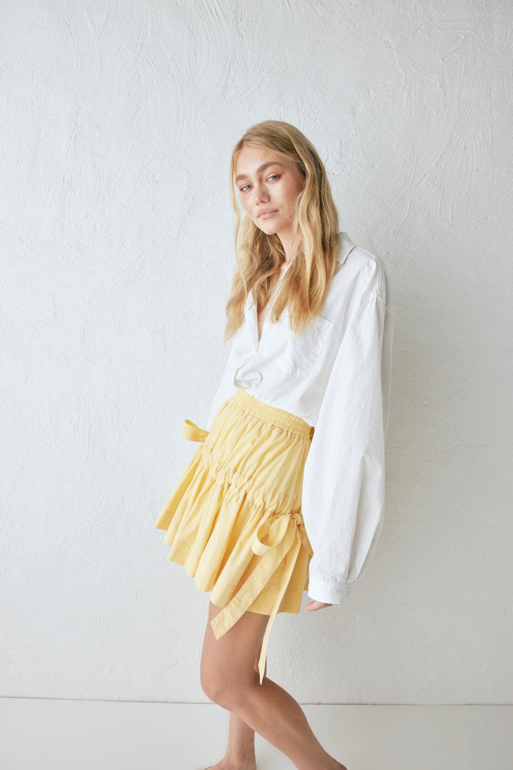 Lily Mini Skirt Yellow Product Image