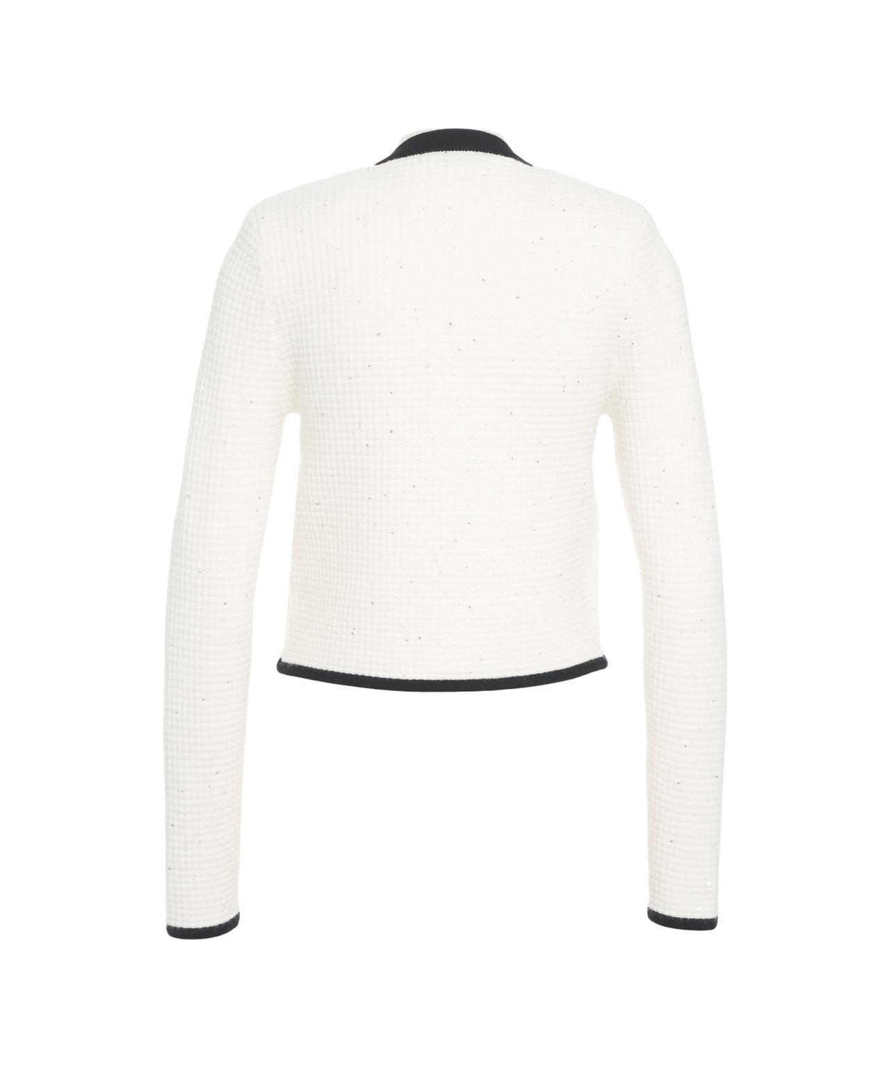 Tweed jacket with glitter Product Image