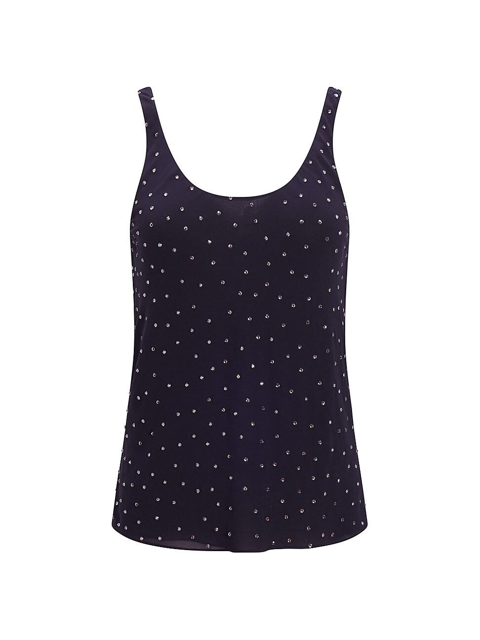Womens Leitzel Embellished Sleeveless Top Product Image