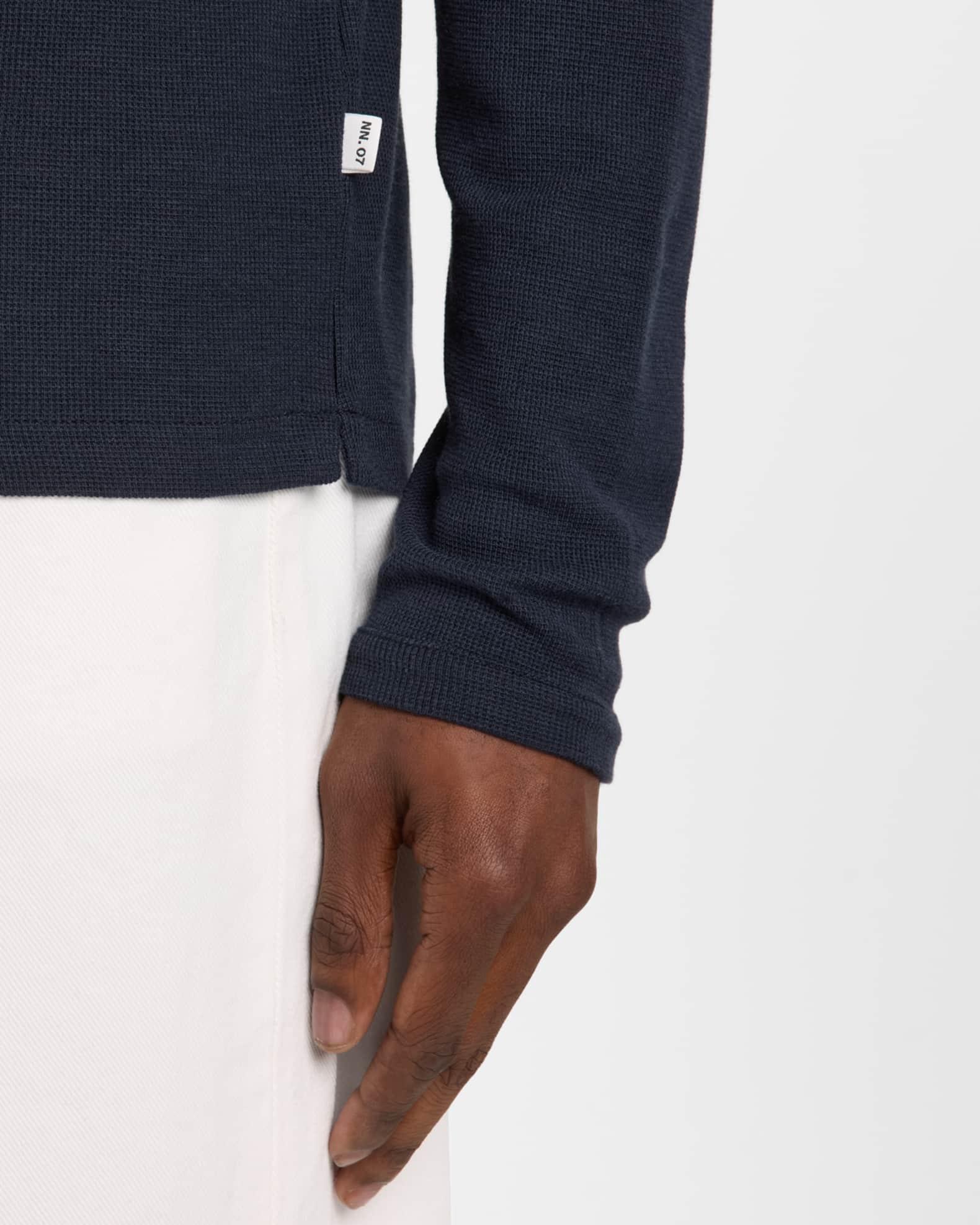 Men's Wool Quarter-Zip Polo Sweater Product Image