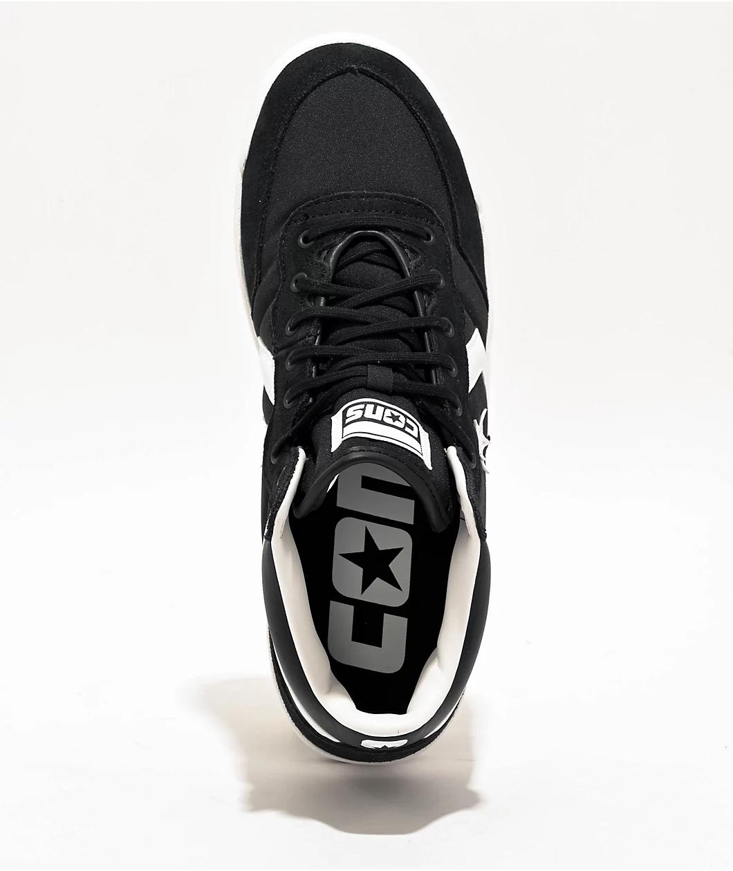 Converse Fastbreak Pro Mid Black & White Skate Shoes Product Image