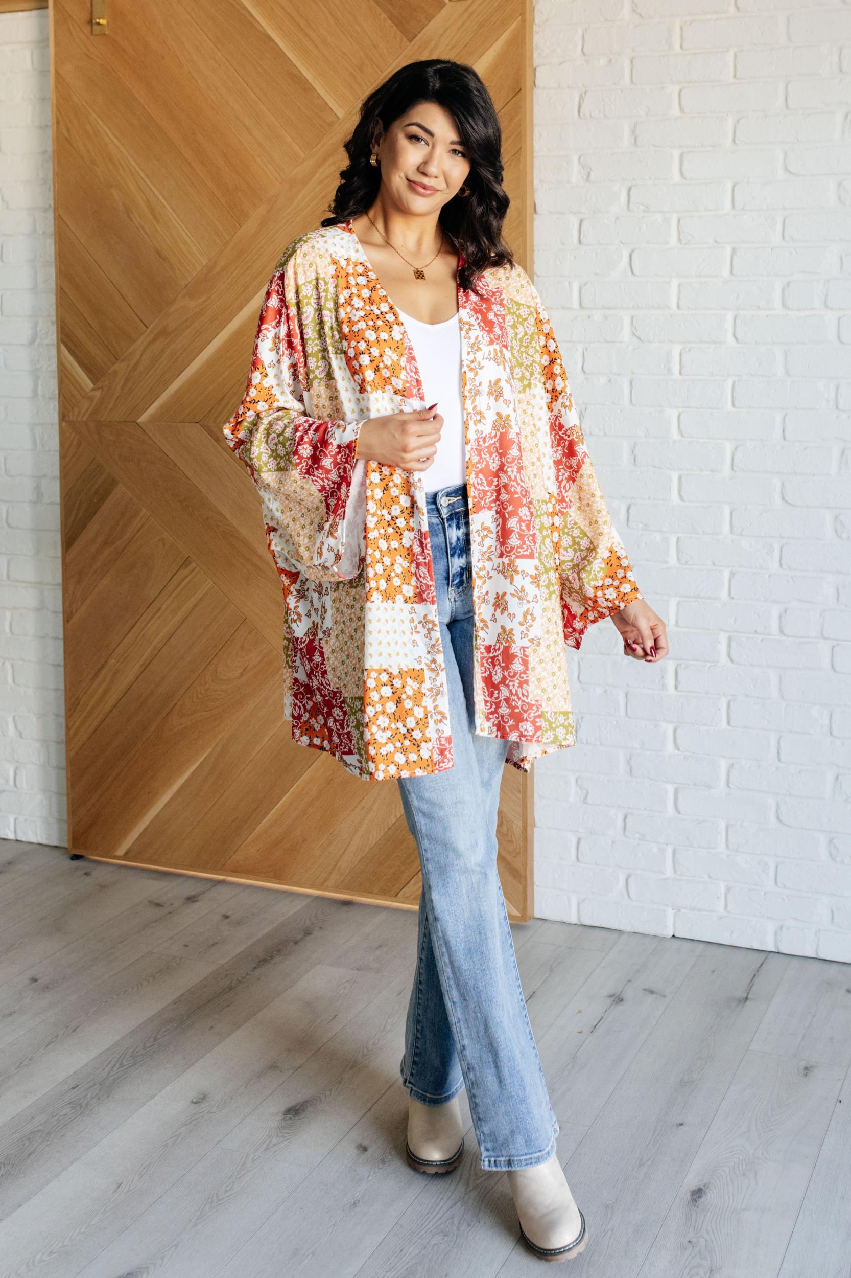 Patchwork of Feelings Mixed Floral Kimono (Online Exclusive) Product Image