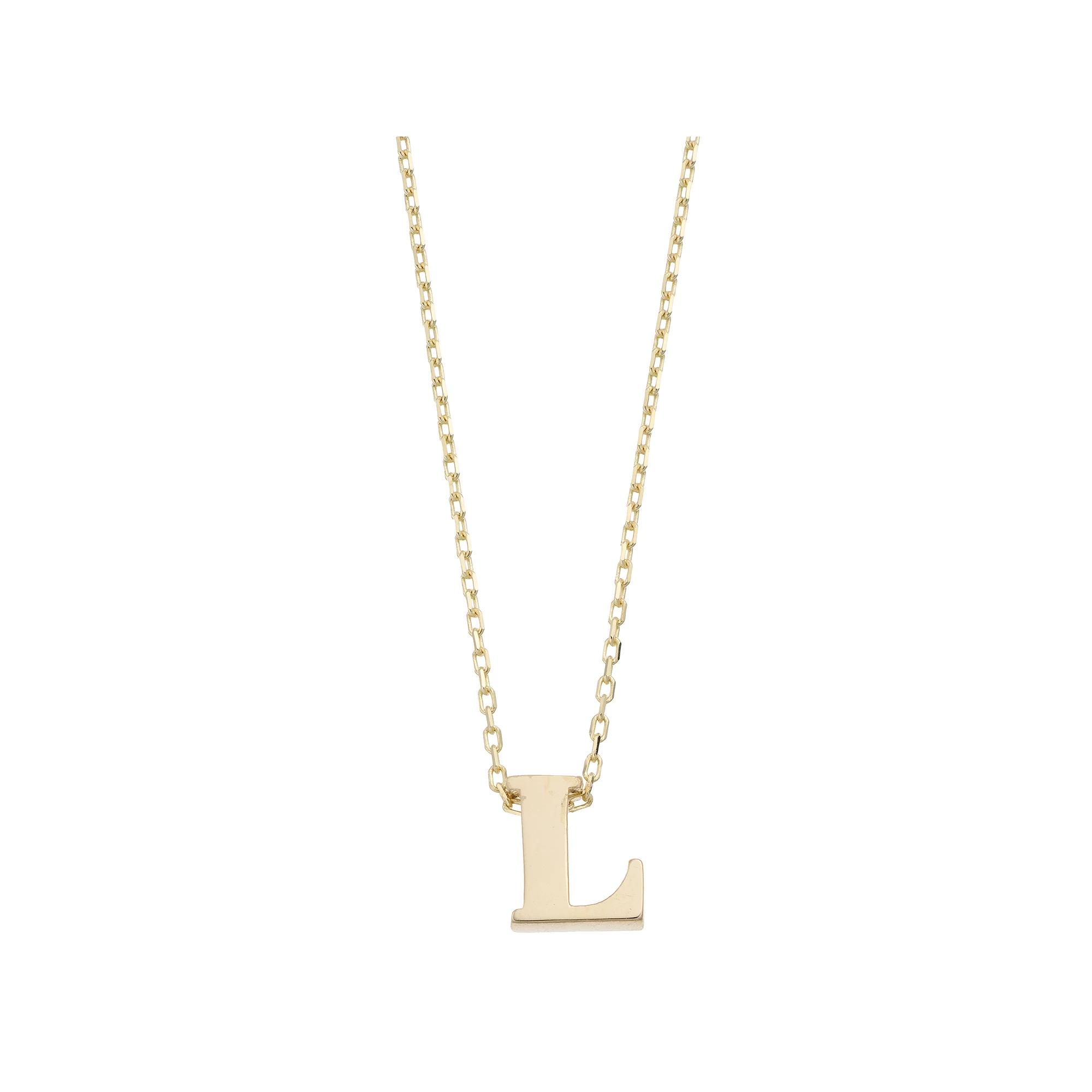 Au Naturale 14k Gold Initial Pendant Necklace, Women's,  Product Image