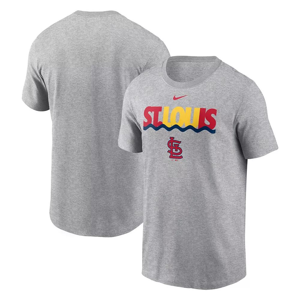Men's Nike Heather Charcoal St. Louis Cardinals Local Home Town T-Shirt, Size: 2XL Product Image