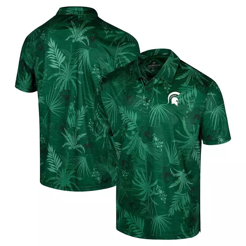 Men's Colosseum Royal Kansas Jayhawks Big & Tall Palms Polo, Size: 2XLT, Blue Product Image