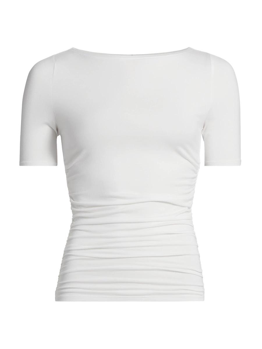 Womens Luca Ruched Short-Sleeve Top Product Image