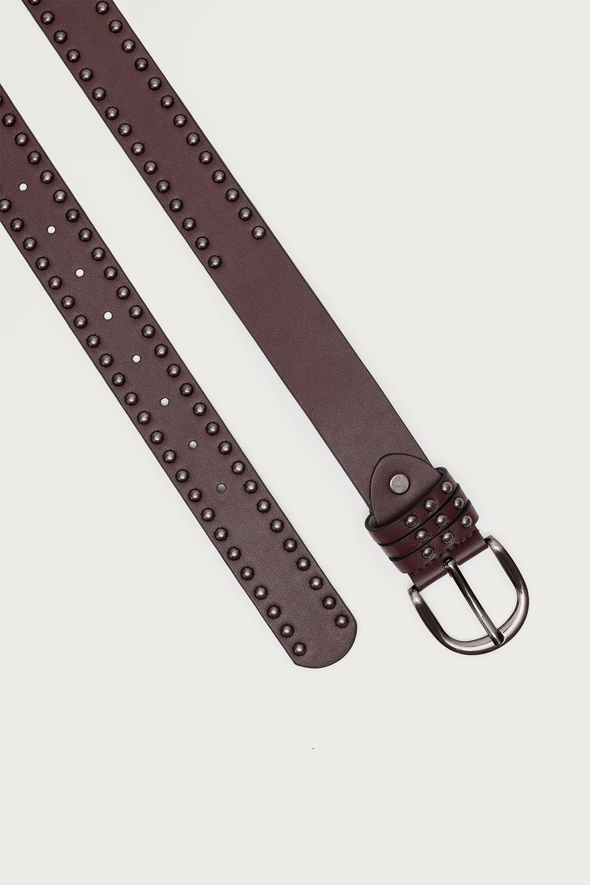 Studded Faux Leather Belt Product Image