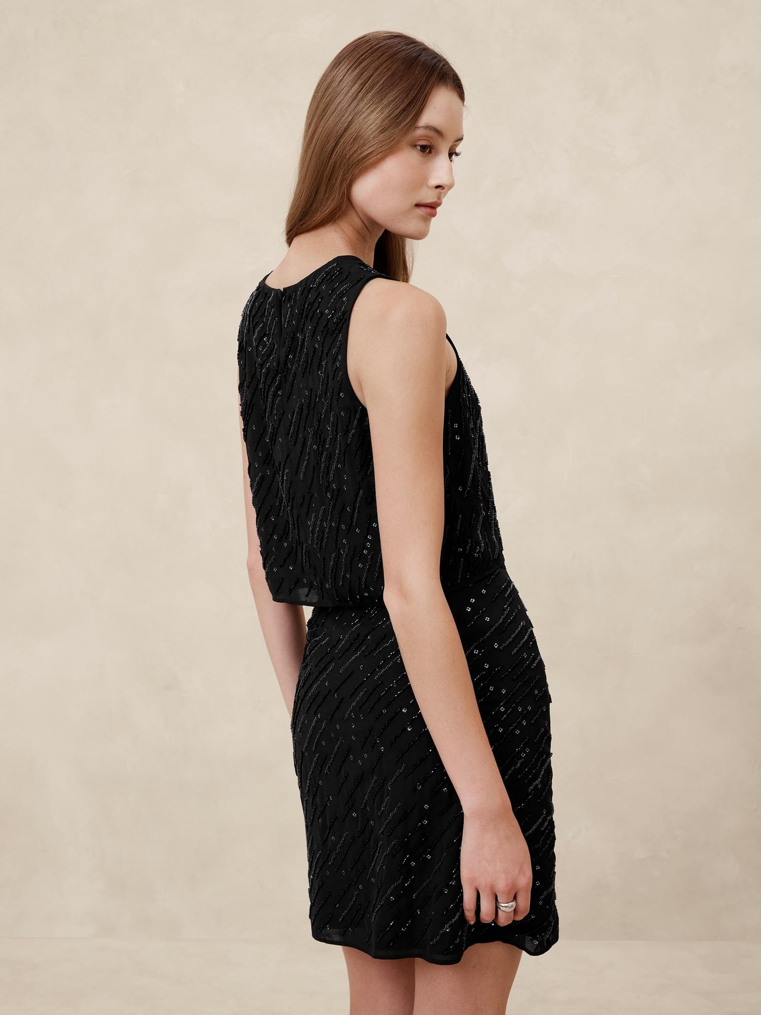 Beaded Mini Skirt Product Image