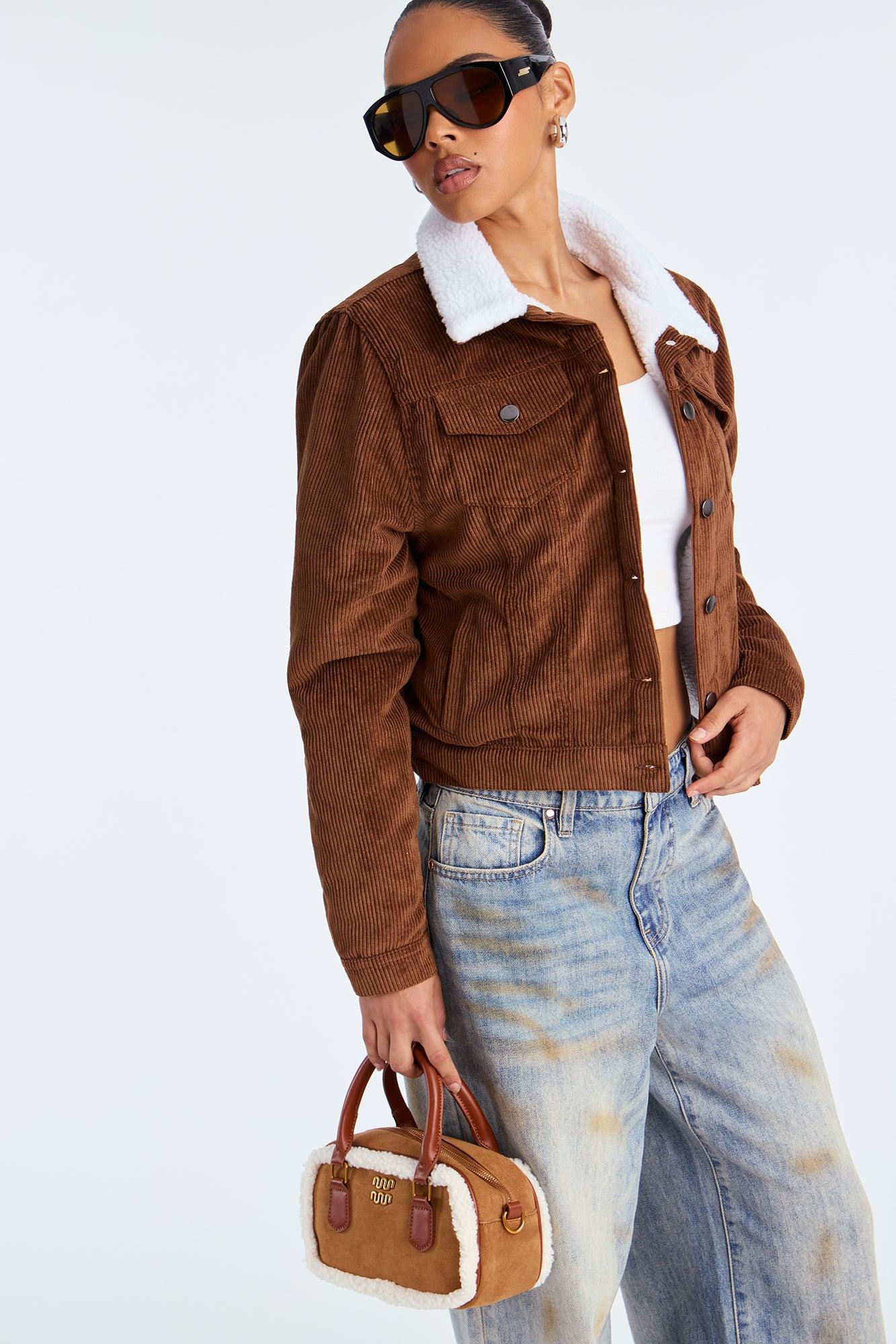 Enjoy The Ride Jacket - Brown/combo Female Product Image