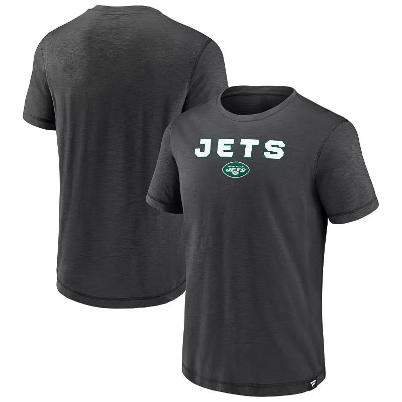 Men's Fanatics  Black New York Jets Jump The Gun Act Fast T-Shirt, Size: Medium Product Image