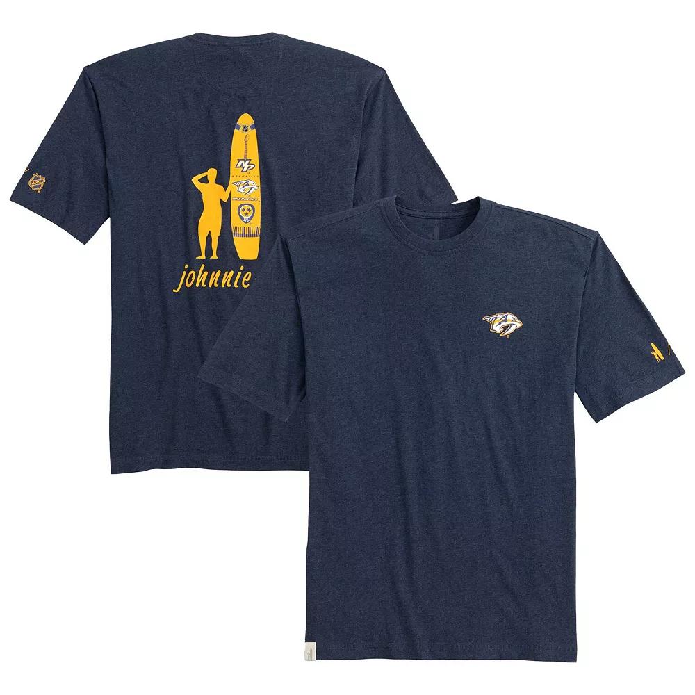 Men's johnnie-O Navy Nashville Predators Heathered Spencer T-Shirt,  Product Image