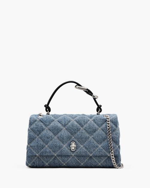 The Quilted Denim Dual Convertible Shoulder Bag Product Image