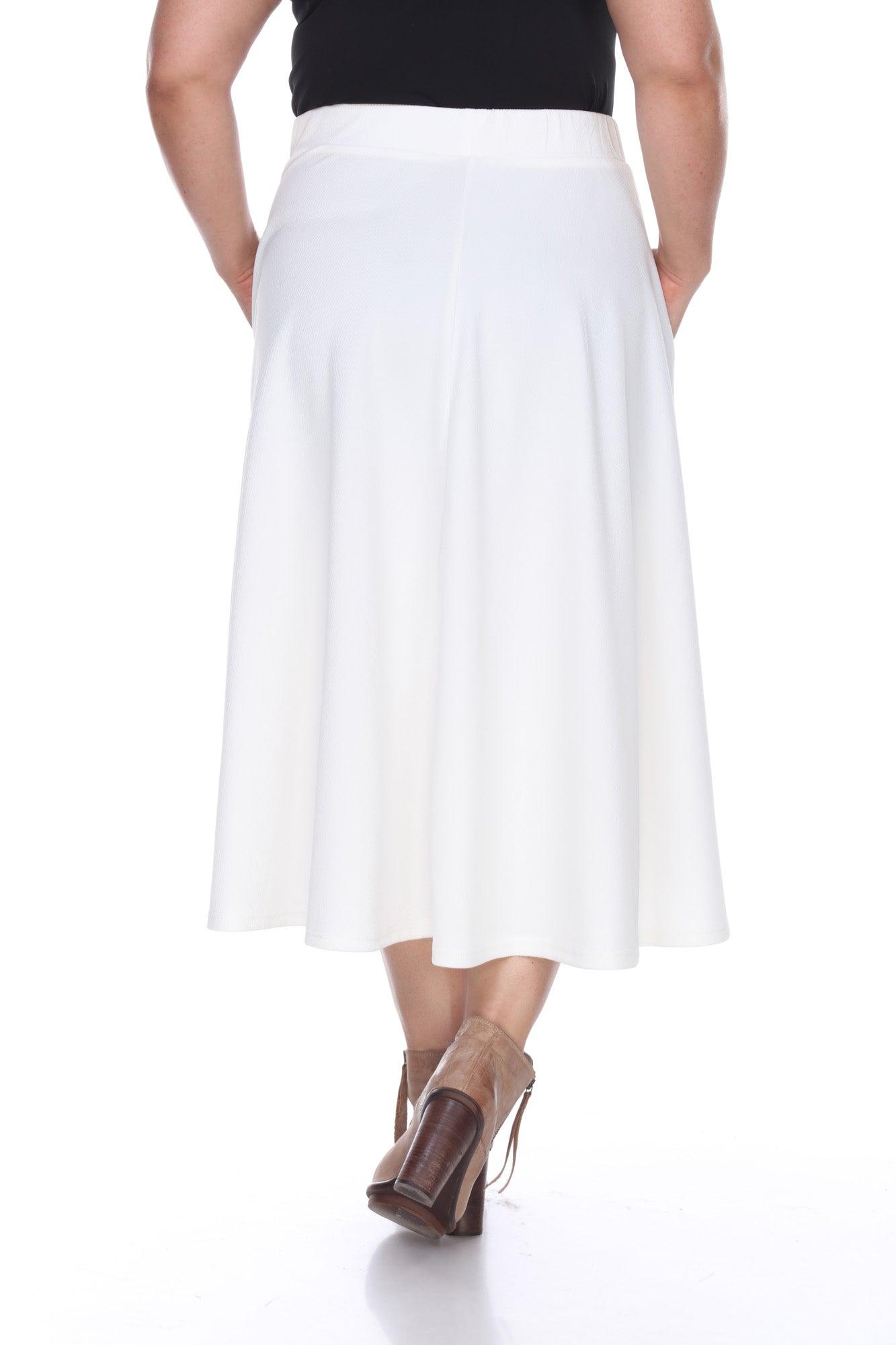 Tasmin Flare Midi Skirts - Plus Product Image