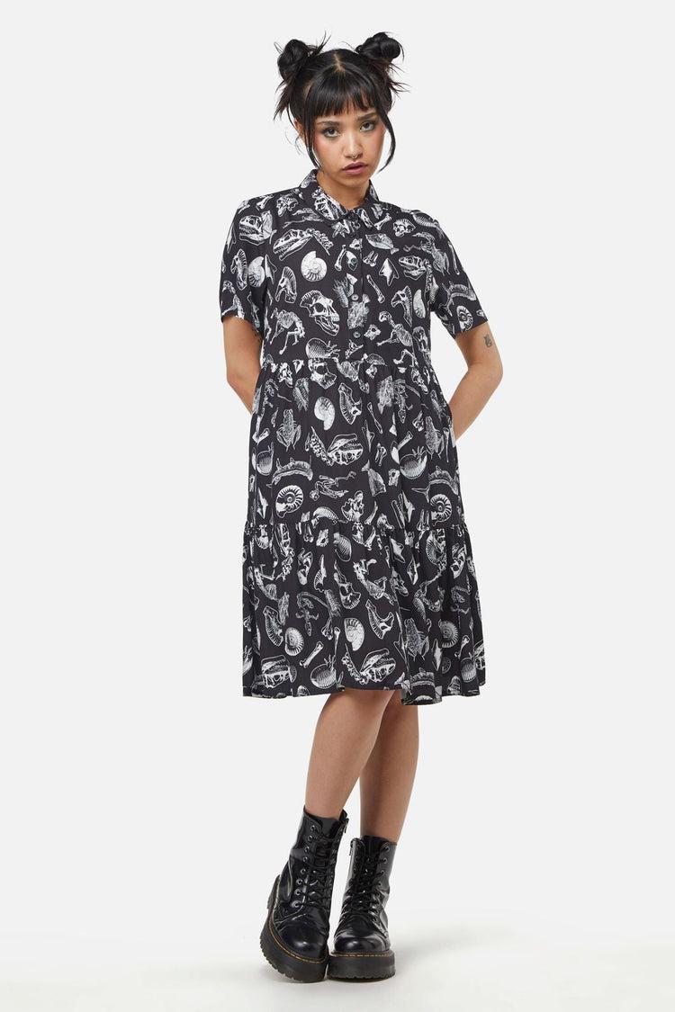 Body Fossils Printed Dress Product Image