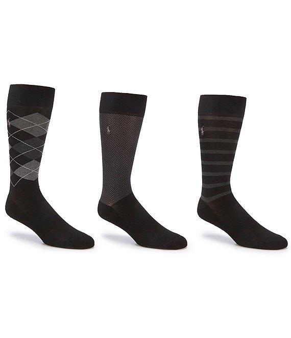 Polo Ralph Lauren Argyle Crew Socks 3-Pack Product Image