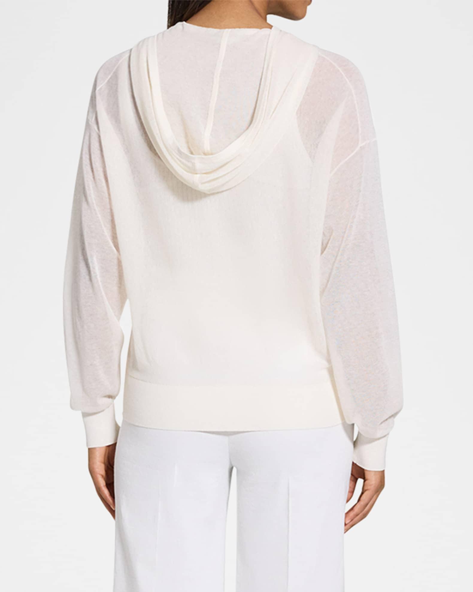 Sheer Blouson Hoodie Product Image