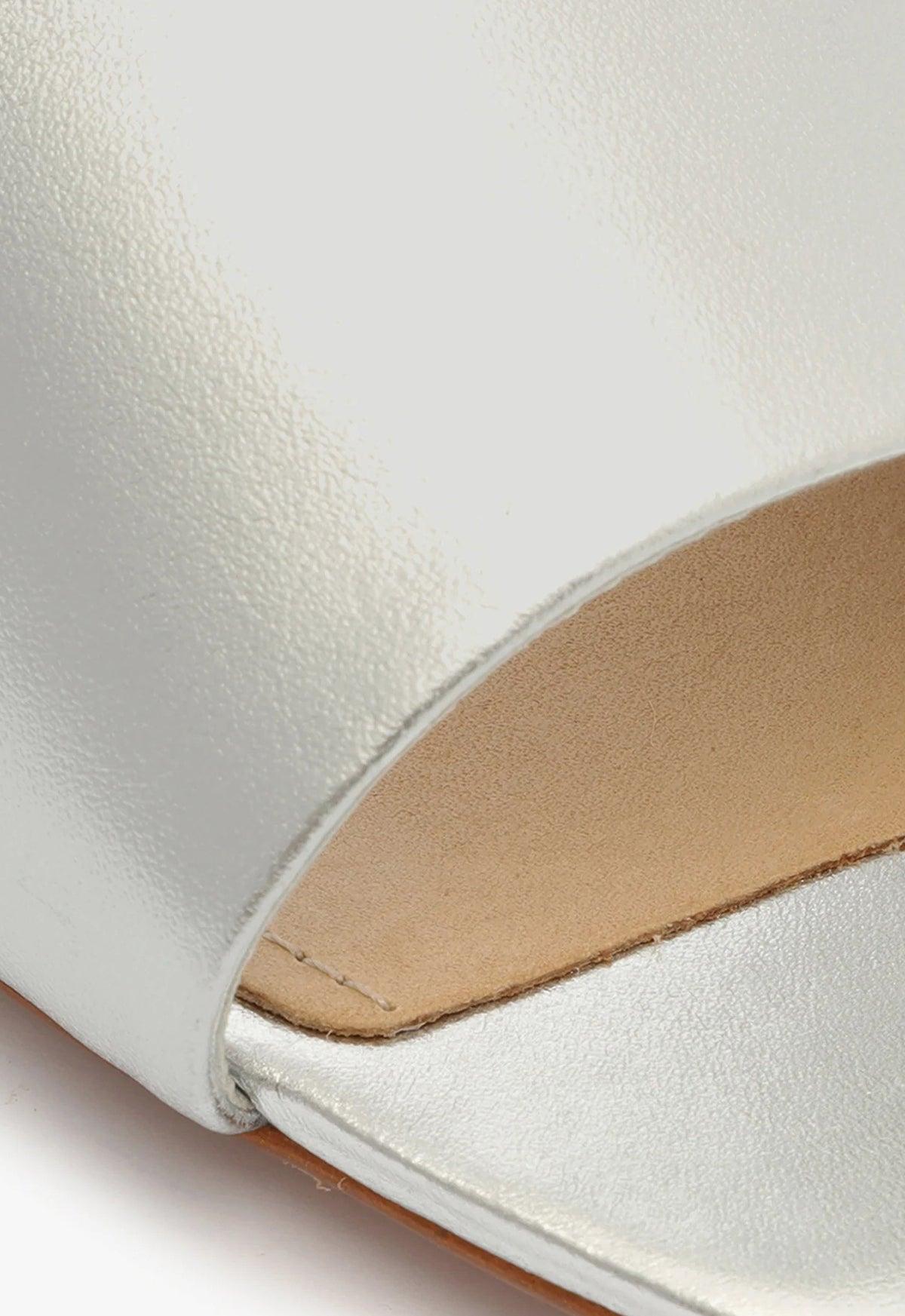 Dethalia Metallic Leather Sandal Female Product Image