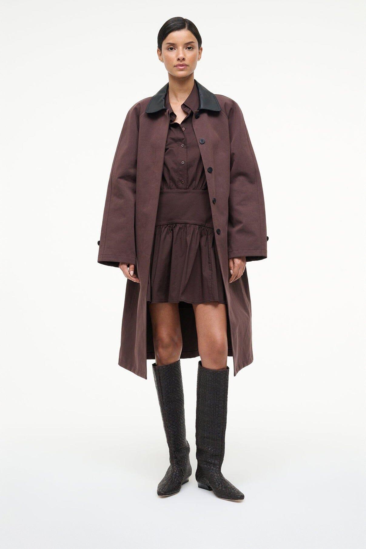 WALLY FLAT BOOT | ESPRESSO WOVEN LEATHER Product Image