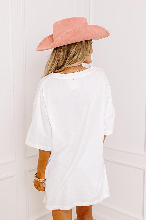 Dreamer Tour Oversized Distressed Tee Product Image