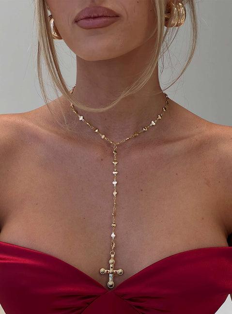 Sweet Talk Necklace Gold Product Image