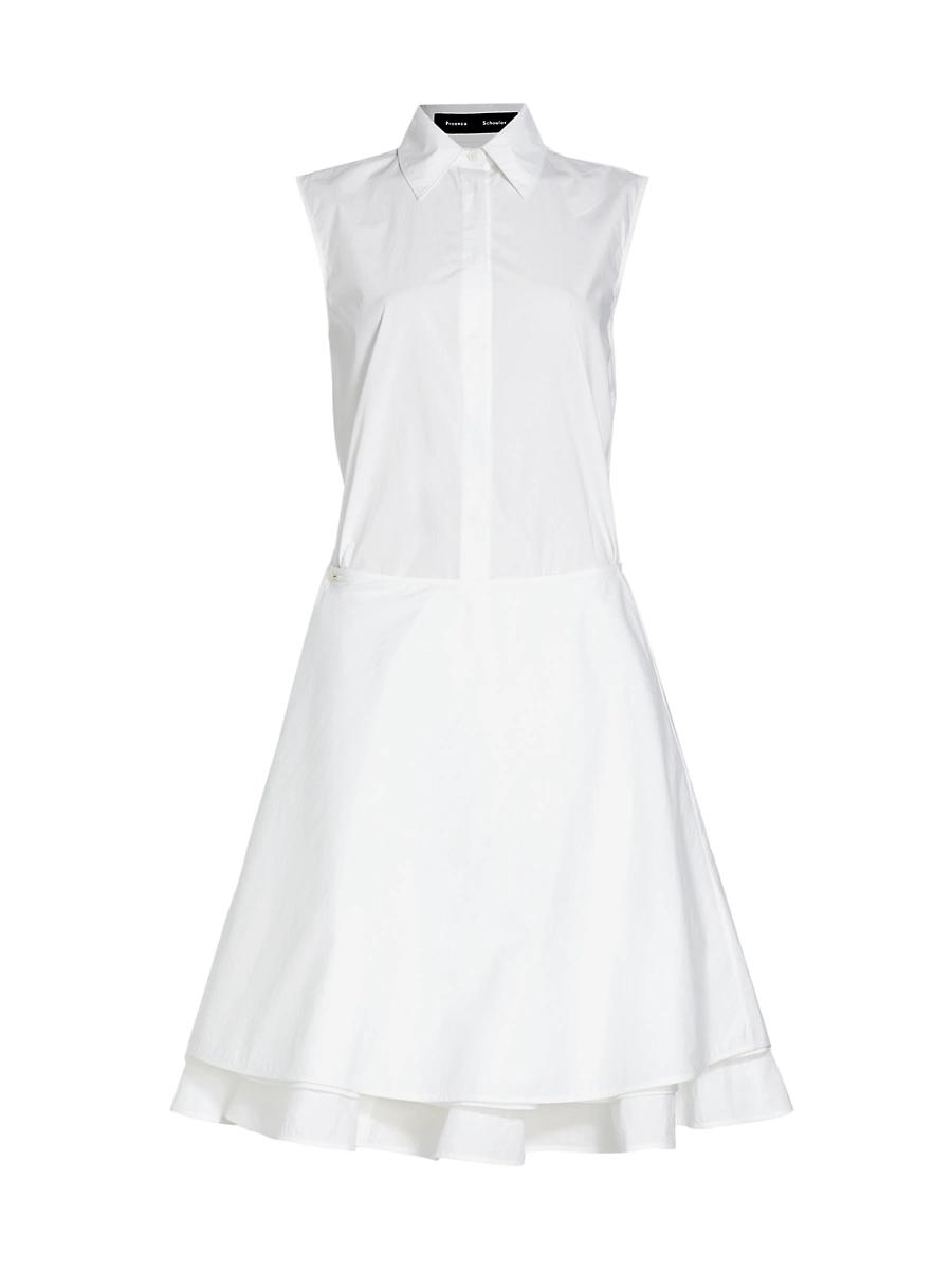 Womens Cindy Poplin Shirtdress Product Image
