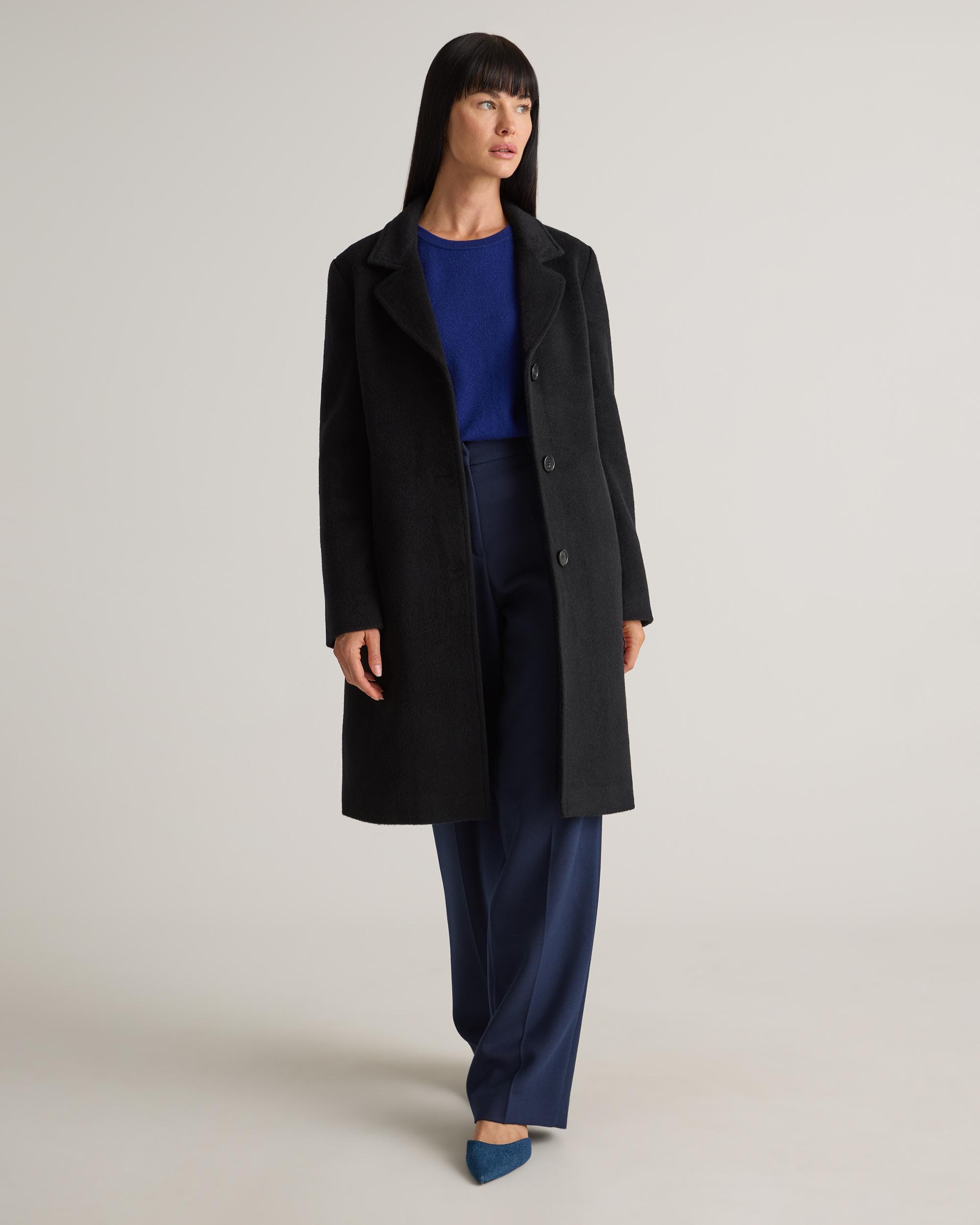 Quince | Women's Camel Hair Single-Breasted Midi Coat Wool Product Image