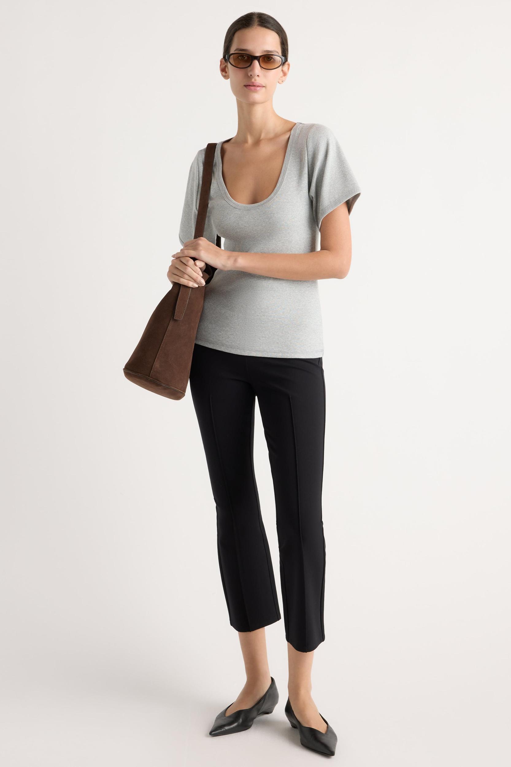 Tez Kick-Flare Ponte Stretch Pant Product Image