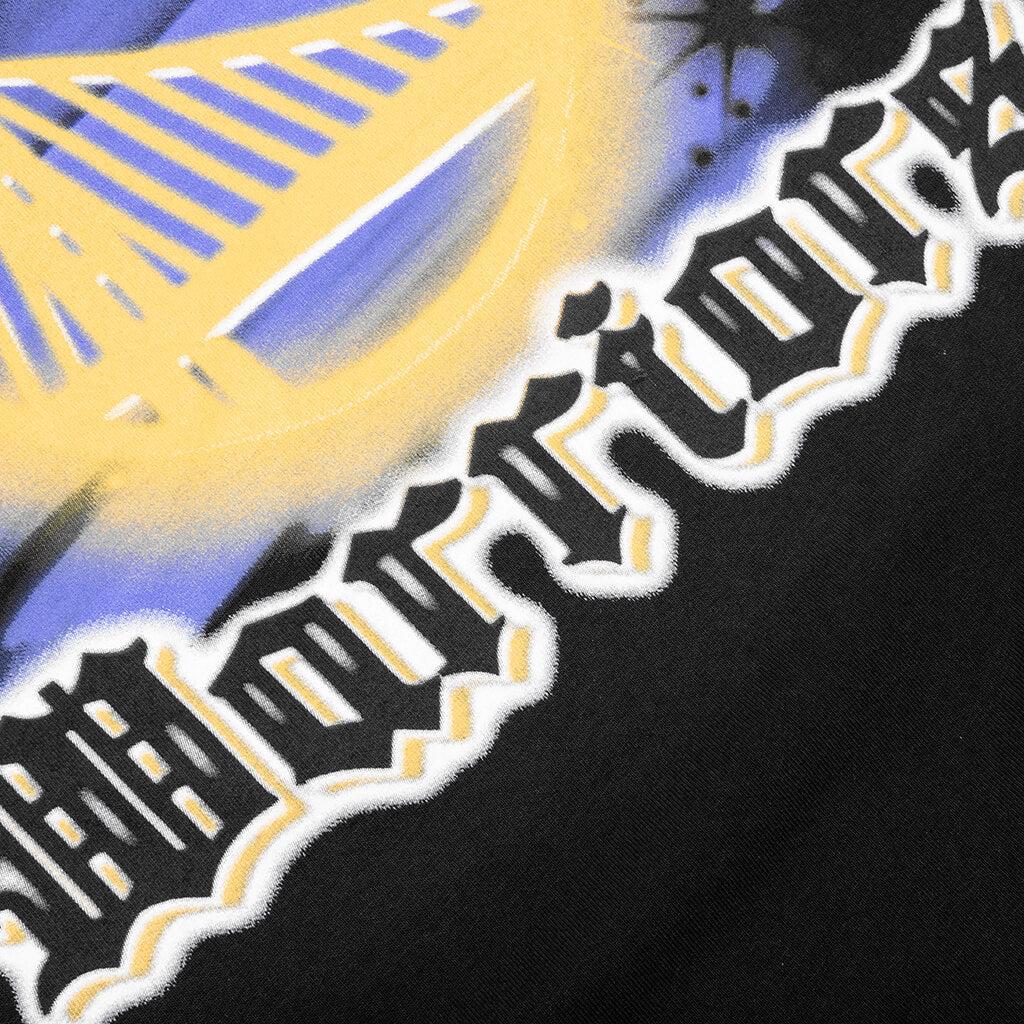 FEATURE x Golden State Warriors Airbrush Tee - Black Male Product Image