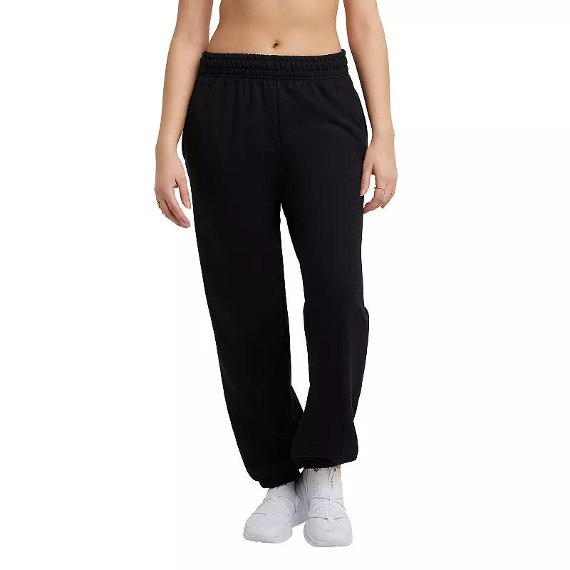 Women's Champion® Powerblend Boyfriend Fleece Sweatpants, Size: Small, Oxford Gray Product Image