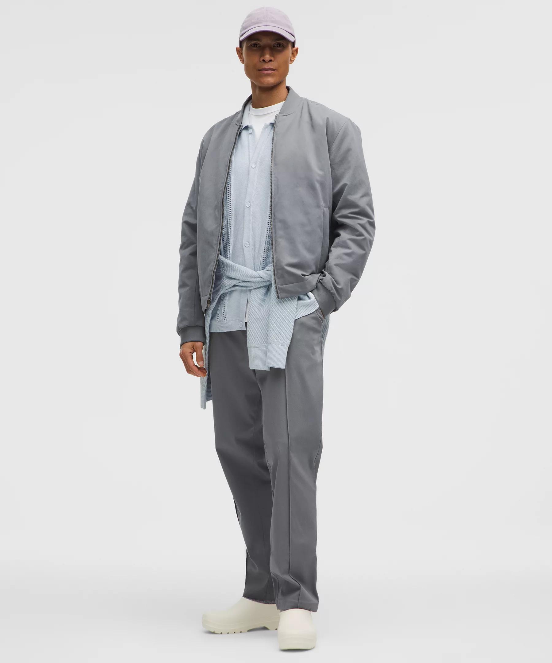 Insulated Cotton-Blend Bomber Jacket Product Image