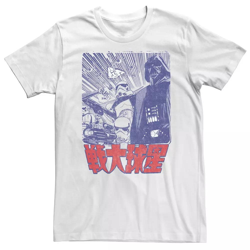 Big & Tall Star Wars Darth Kanji Action Tee, Men's,  Product Image