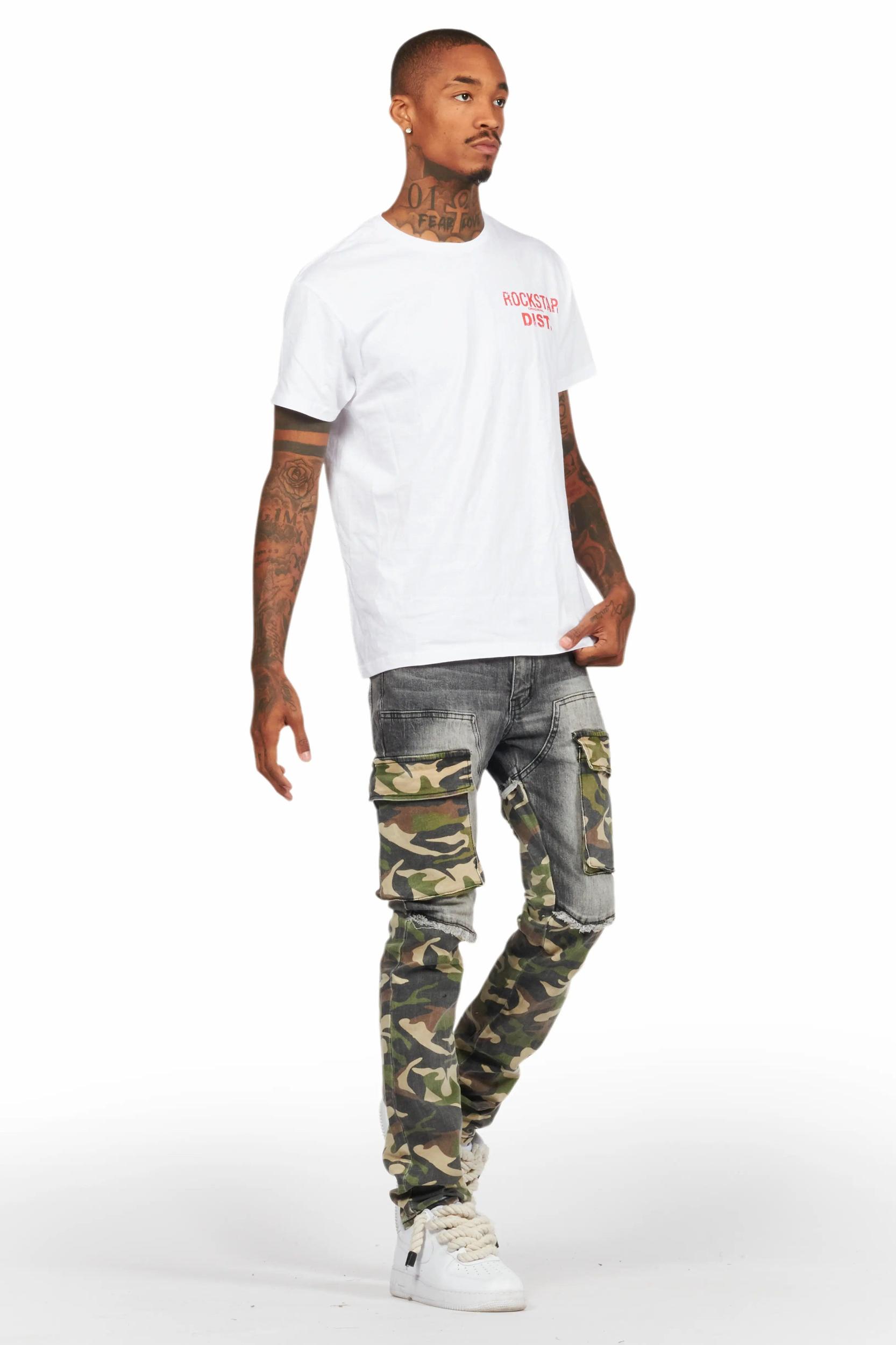 Denka Grey Slim Fit Jean Male Product Image