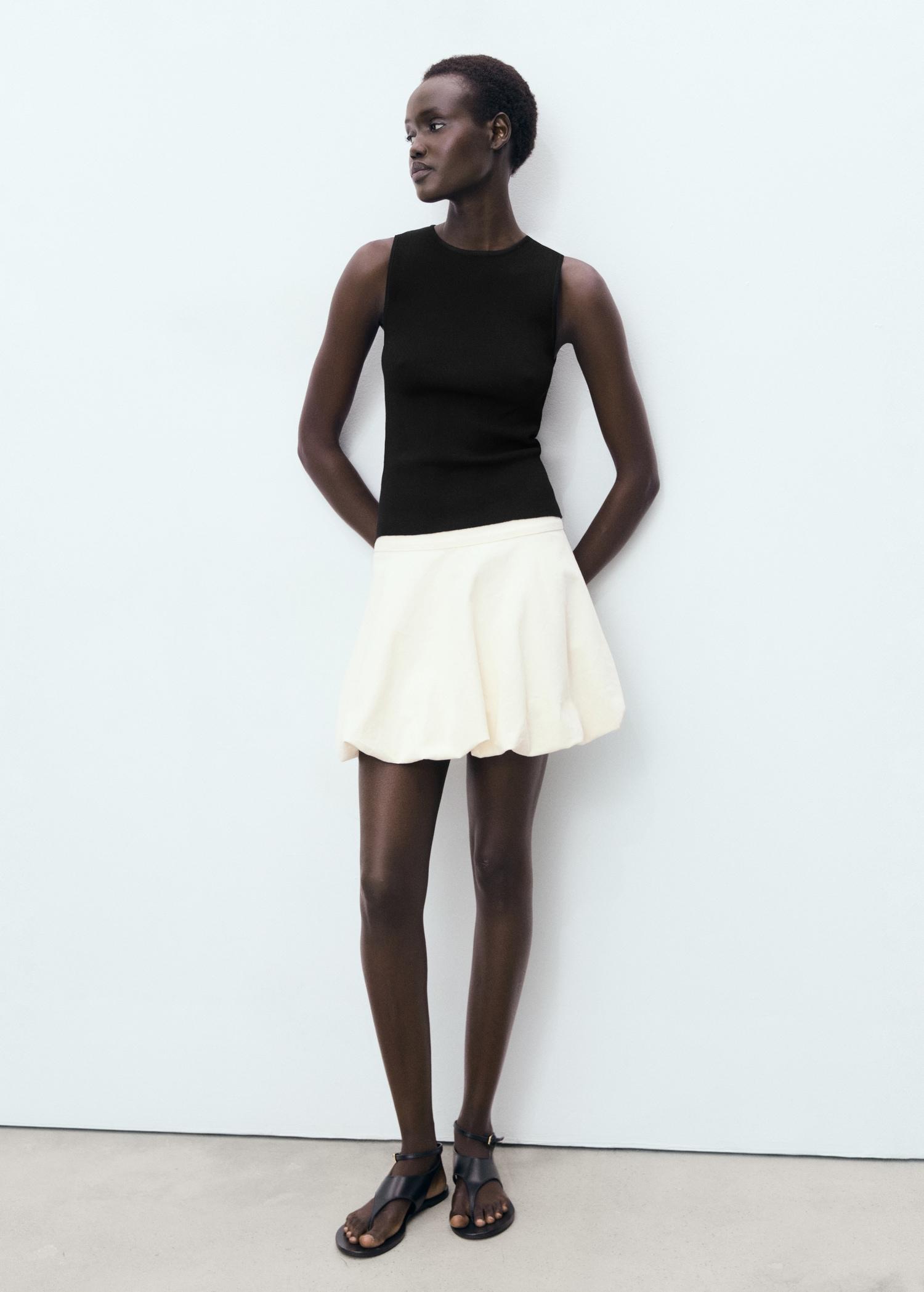 Fine-knit top - Women | MANGO USA Product Image