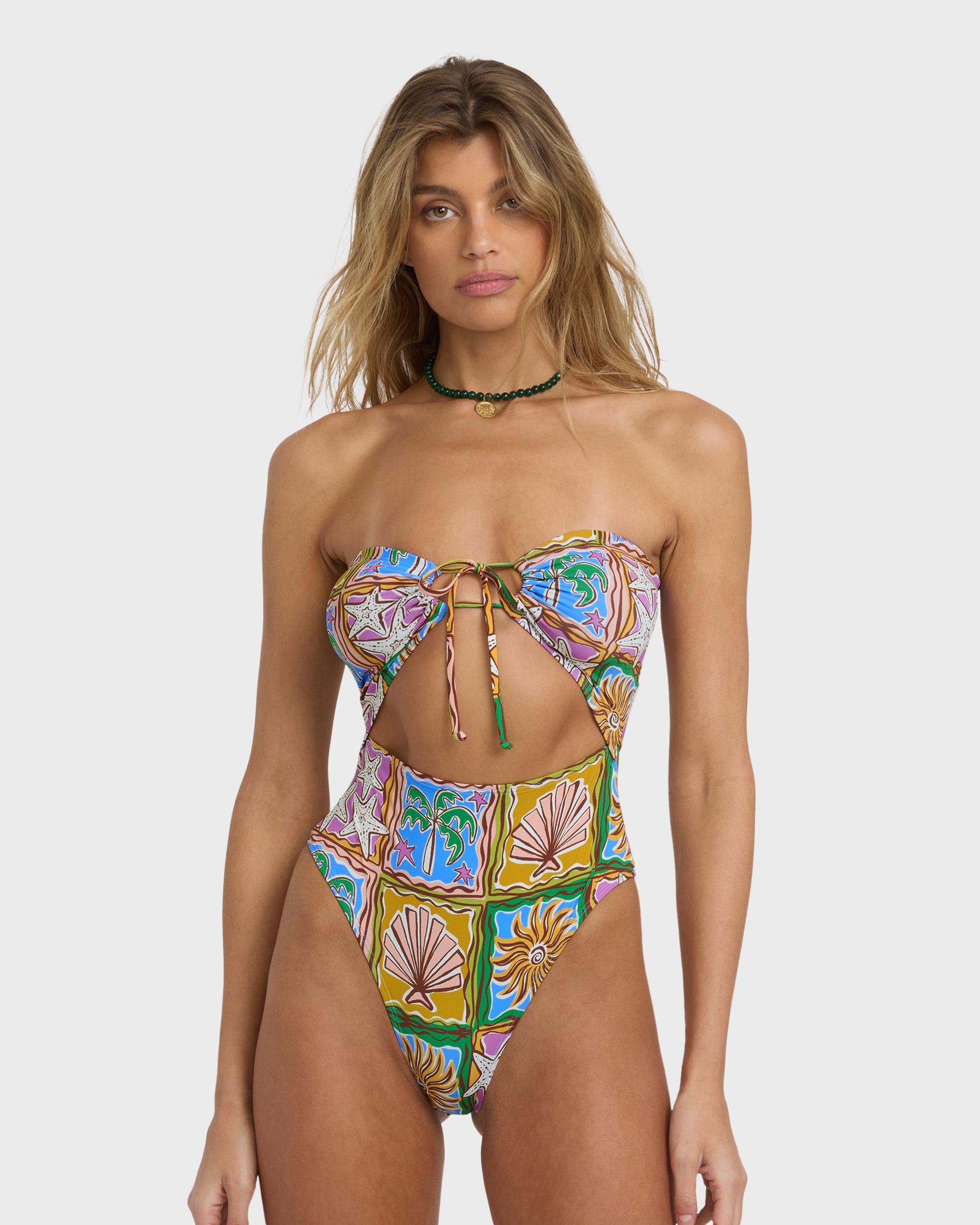 Heat Dream Andrew Hi One-piece Swimsuit - Multi Female Product Image