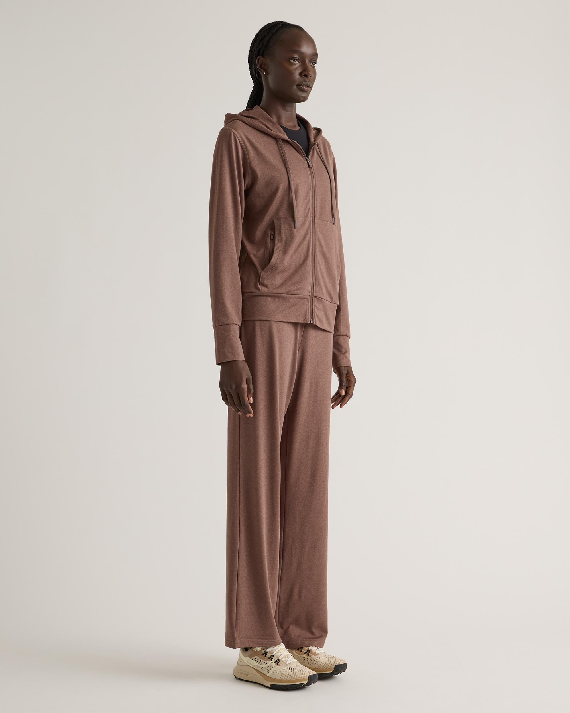 Quince | Women's Flowknit Full Zip Hoodie Recycled Polyester Product Image