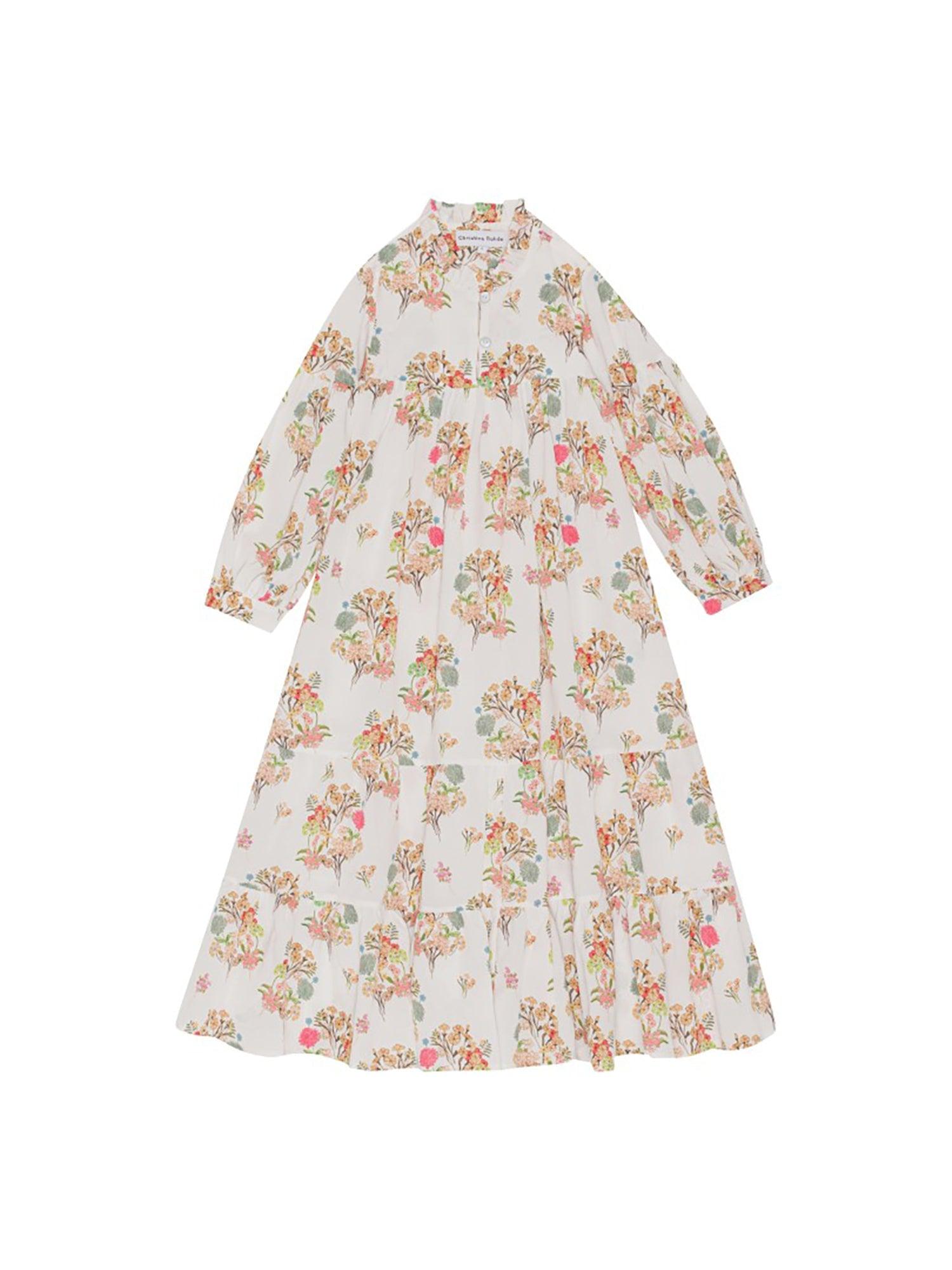 Christina Rohde Renoir Patterned Tiered  Dress Product Image