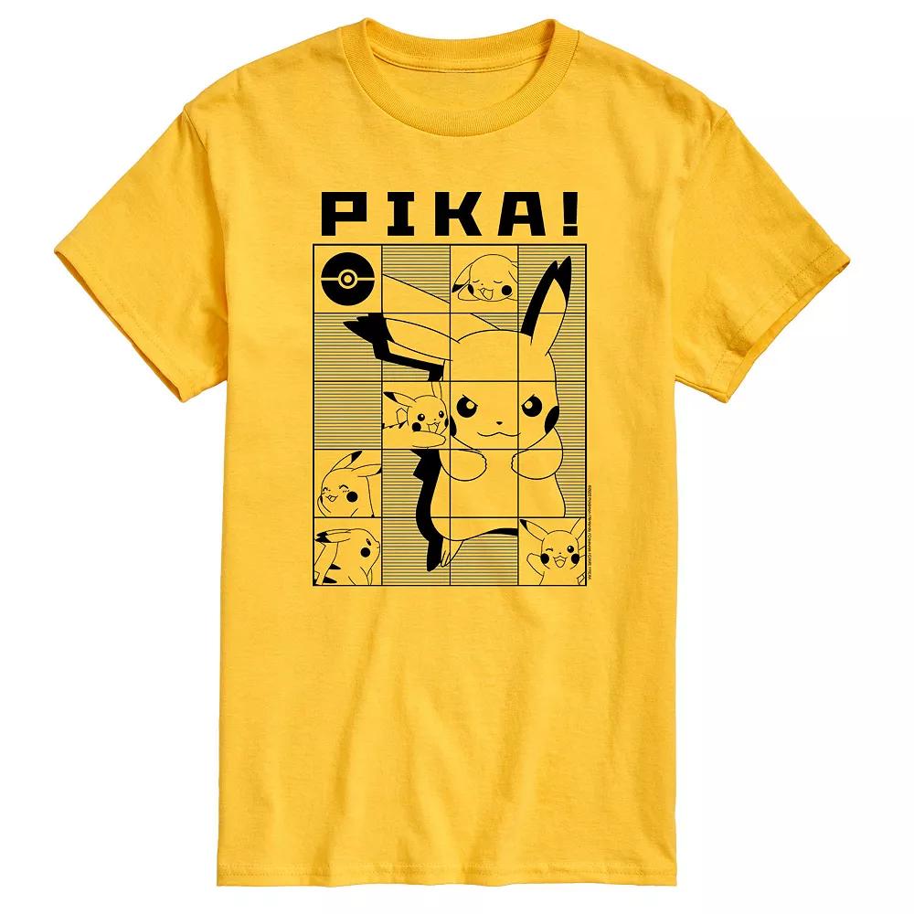 Men's Pokemon Pika Squares Tee,  Product Image