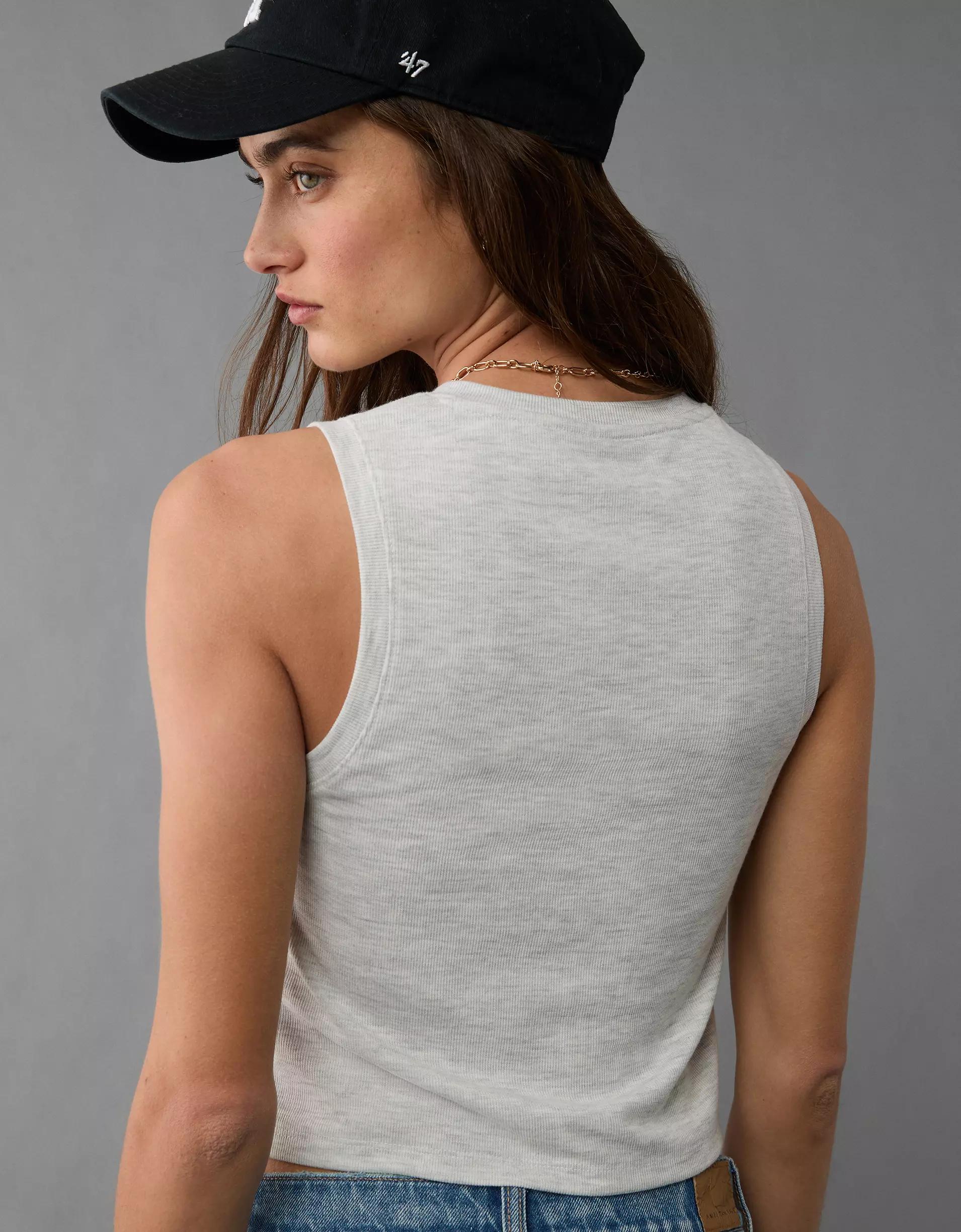 AE Button-Up Tank Top Product Image