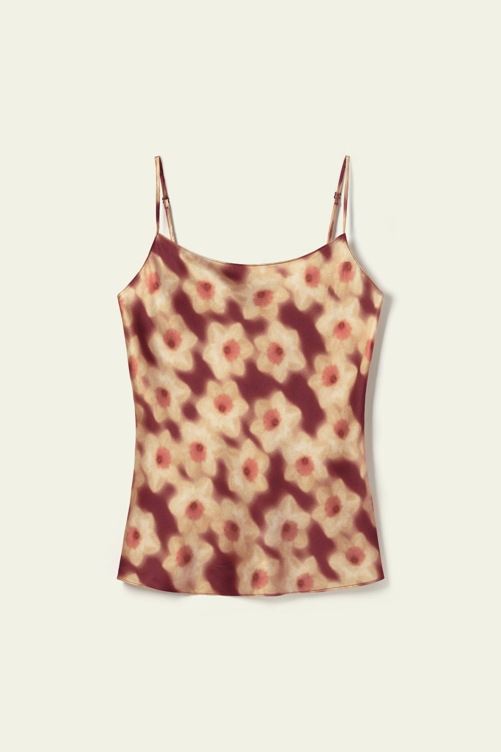 Daffodil Bloom Silk Camisole – Made with Liberty Fabric Product Image